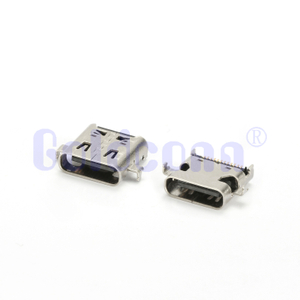 CF324-011SCB12R Tipo C USB 4.0 Hundimiento SMT del conector de 24 pines, carcasa única, doble montaje