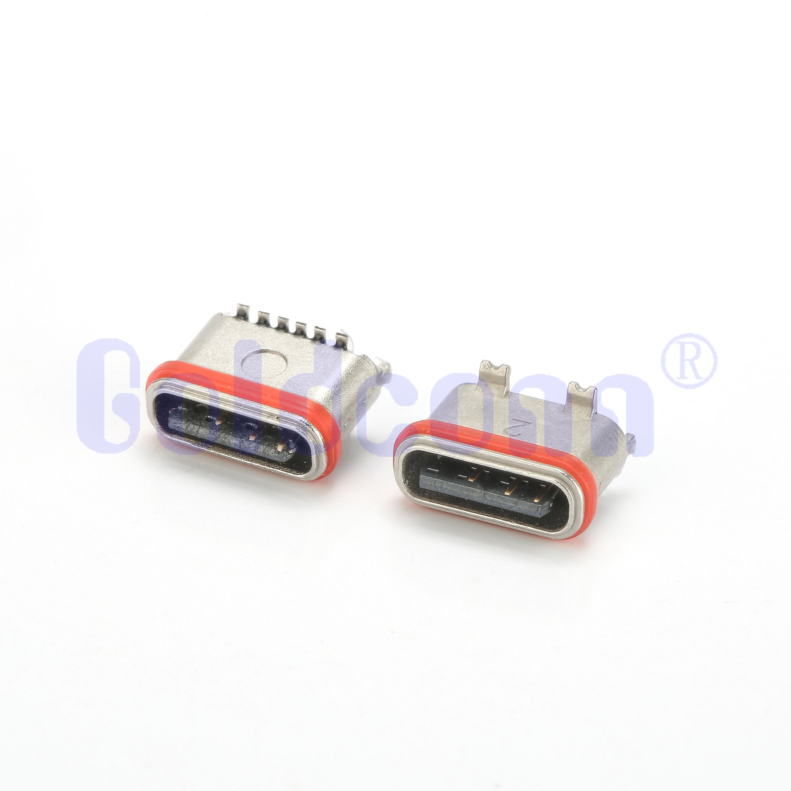 CF197-06TCB01R-22 TIPO C USB 6PIN Conector femenino impermeable, tipo vertical SMT